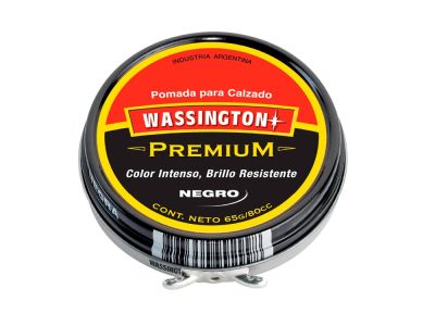 POMADA WASSINGTON PREMIUM NEGRA 65 GR