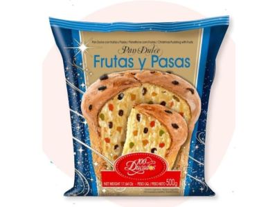 PAN DULCE 100DUCADOS CON FRUTA 500 gr