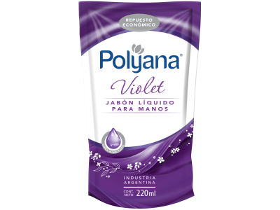 JABON LIQUIDO POLYANA VIOLET DOYPACK 220 ML