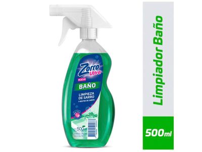 LIMPIADOR ZORRO BAÑO GATILLO 500 ML