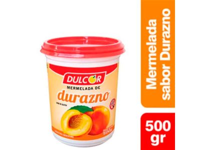 MERMELADA DULCOR DURAZNO POTE 500 gr