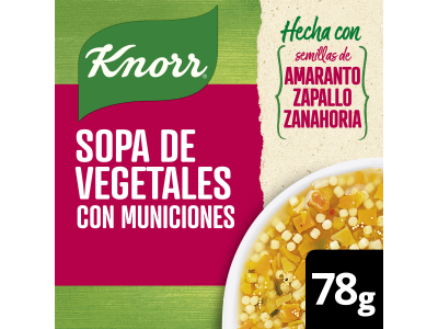 SOPA KNORR CREMA DE VEGETALES CON AMARANTO 78 GR