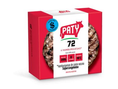 HAMBURGUESA PATY EST 4 UNID 72 GR