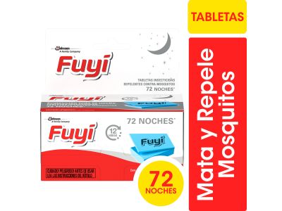 TABLETA FUYI MOSQUITOS 72 un