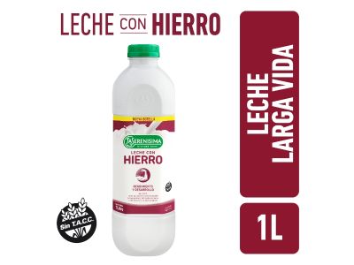 LECHE LA SERENISIMA DESCREMADA FORTIFICADA CON HIERRO1 lt