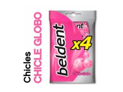 CHICLES BELDENT GLOBO X 4 un