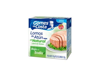 LOMITO DE ATUN GOMES DA COSTA NATURAL BAJO SODIO 170 GR