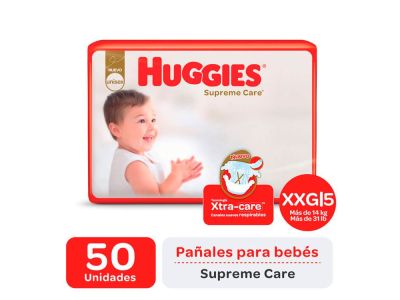 PAÑAL HUGGIES SUPREME AHORRAPACK XXG 50 UN