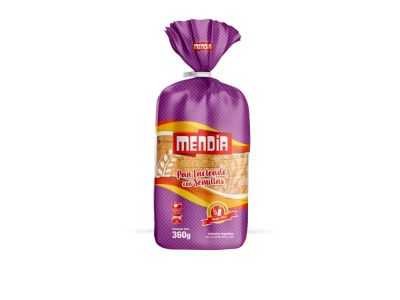 PAN MENDIA LACTAL SEMILLAS 360 GR