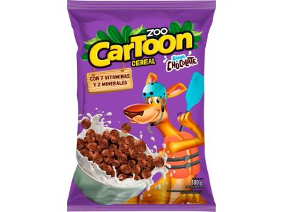 CEREAL ZOO CARTOON CHOCOLATE 330 GR