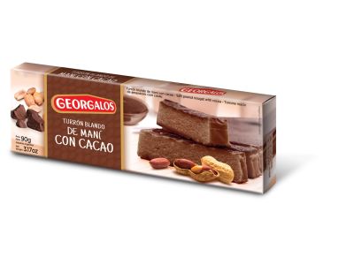 TURRON GEORGALOS MANI-CACAO 90 gr