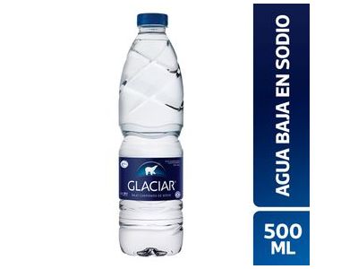 AGUA GLACIAR SIN GAS 500 cc