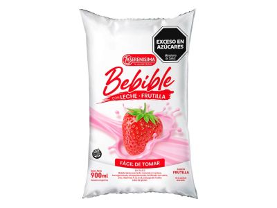 LECHE LA SERENISIMA FRUTILLA SACHET 900 cm3