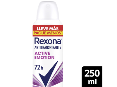 ANTITRANSPIRANTE FEMENINO REXONA ACTIVE EMOTION 250 ML