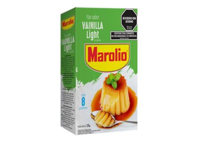 FLAN MAROLIO VAINILLA LIGHT 16 gr