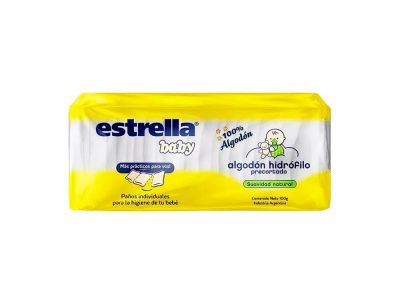 ALGODON ESTRELLA BABY PRECORTADO 100 gr