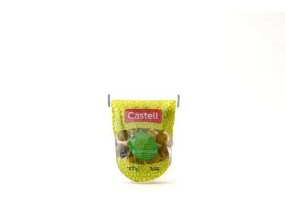 ACEITUNAS CASTELL NEGRAS DESCAROZADAS DOYPACK 70 GR