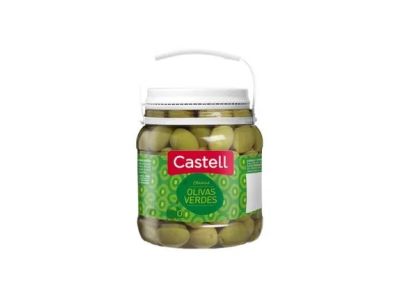 ACEITUNAS CASTELL OLIVAS VERDES 900 GR