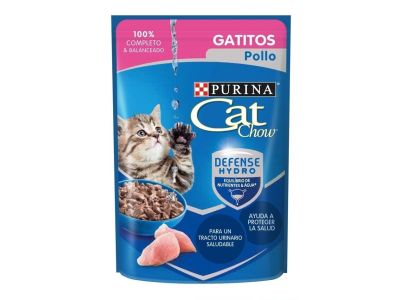 ALIMENTO PARA GATOS CAT CHOW GATITOS POLLO 85 GR