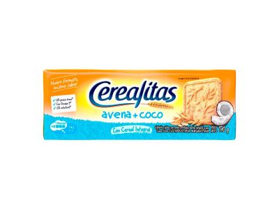 GALLETITAS CEREALITAS AVENA COCO 170 gr