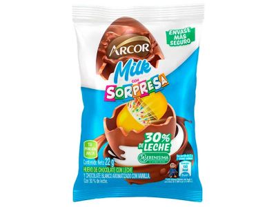 HUEVO DE PASCUA ARCOR MILK DINO 22 GR