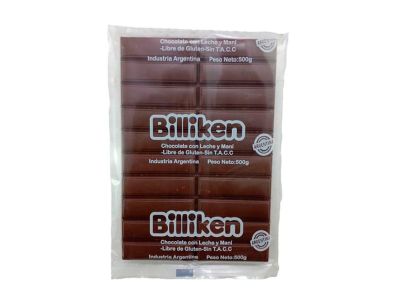 CHOCOLATE BILLIKEN CON MANI 500 GR