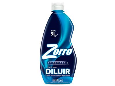 JABON LIQUIDO ZORRO EVO DILUIR 500 ML