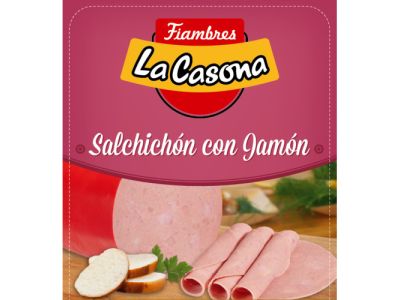 SALCHICHON LA CASONA CON JAMON 1 KG