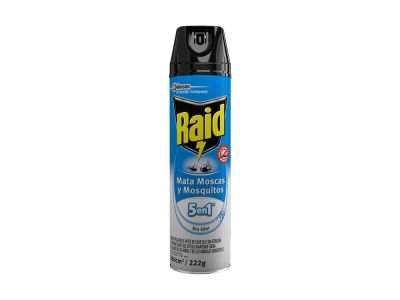 INSECTICIDA RAID SIN OLOR MOSCAS Y MOSQUITOS 420 cc