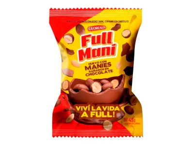 HUEVO DE PASCUA GEORGALOS FULL MANI 45 GR