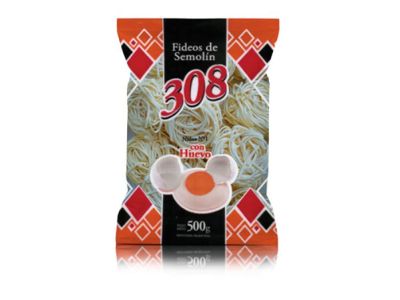 FIDEOS 308 NIDO N1 HUEVO 500 GR