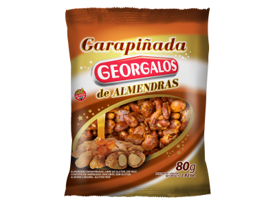 GARRAPIÑADA GEORGALOS ALMENDRA 80 GR