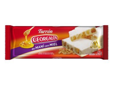 TURRON GEORGALOS CON MIEL 80 GR