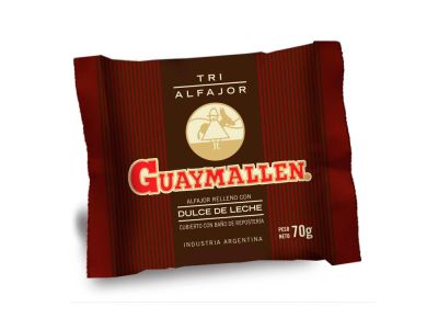 ALFAJOR GUAYMALLEN TRI CHOCOLATE 24 UN