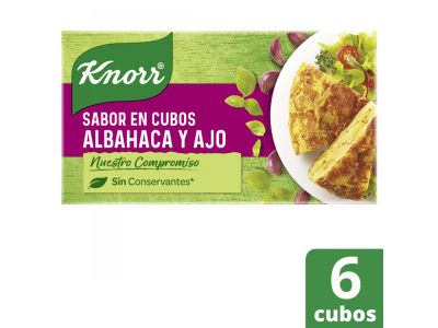 SABORIZADOR KNORR ALBHACA Y AJO 4 UN