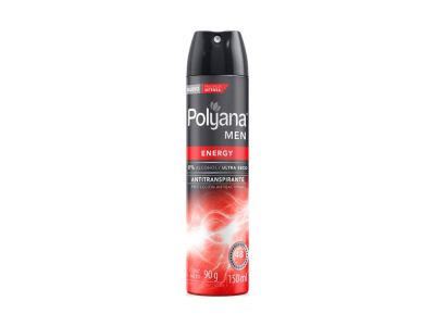 ANTITRANSPIRANTE MASCULINO POLYANA ENERGY 150 ML