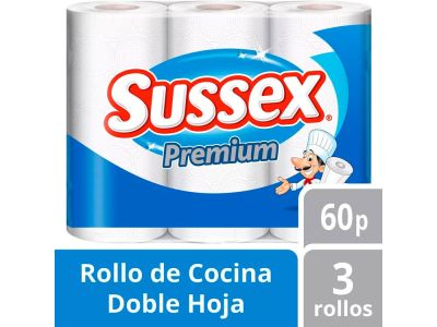 ROLLO DE COCINA SUSSEX ULTRA 3X60 UN