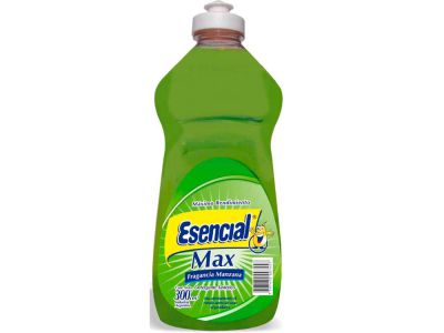 DETERGENTE ESENCIAL MAX MANZANA 300 CC