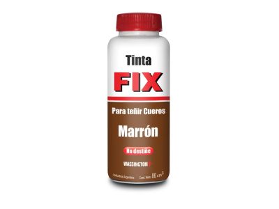 TINTA FIX PARA CUERO MARON 80 GR