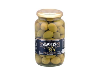 ACEITUNAS NUCETE VERDE N° 7 FRASCO 400 GR