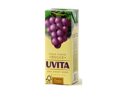 VINO UVITA TINTO DULCE 1 LT