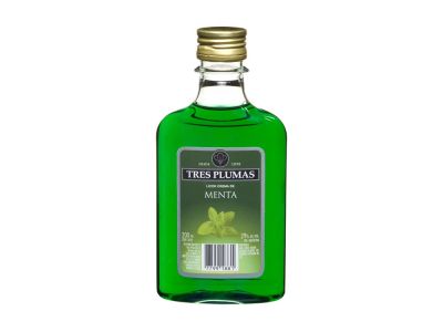 LICOR TRES PLUMAS PETACA MENTA 200 CC