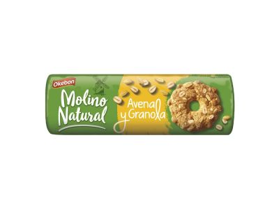 GALLETITAS OKEBON MOLINO NATURAL AVENA GRANOLA 251 GR