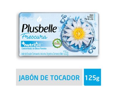 JABON DE TOCADOR PLUSBELLE FRESCURA 120 GR