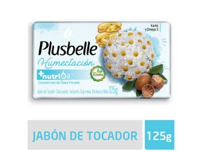 JABON DE TOCADOR PLUSBELLE HUMECTACION 120 GR