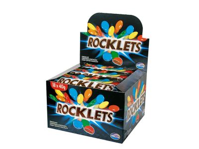 CHOCOLATE ROCKLETS CONFITADOS 18X40 gr