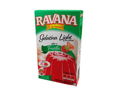 GELATINA RAVANA FRUTILLA DIET 25 GR