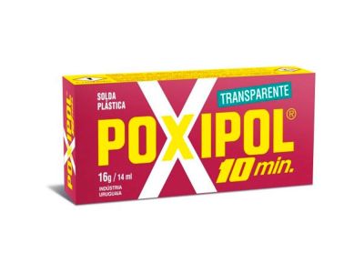 ADHESIVO POXIPOL 10 MINUTOS TRANSPARENTE 14 ML