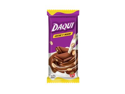 CHOCOLATE DAQUI LECHE MANI 70 gr