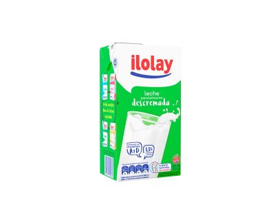 LECHE ILOLAY LARGA VIDA DESCREMADA 1 LT